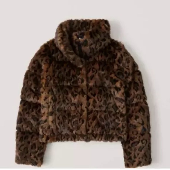 Abercrombie & Fitch A&F Mini Puffer Fur - Picture 2 of 5